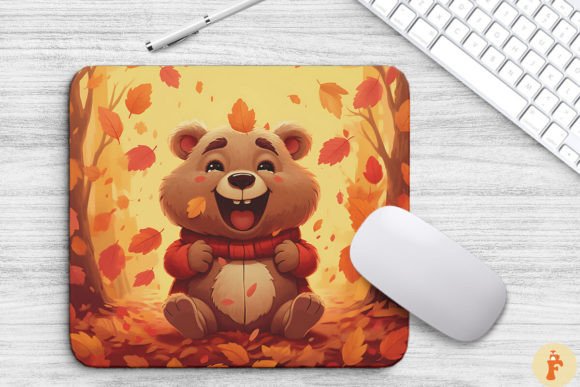 Download Happy Bear Laughing in Autumn Forest - Forest Collection