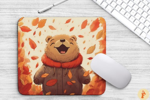 Download Happy Bear Laughing in Autumn Forest - Forest Collection