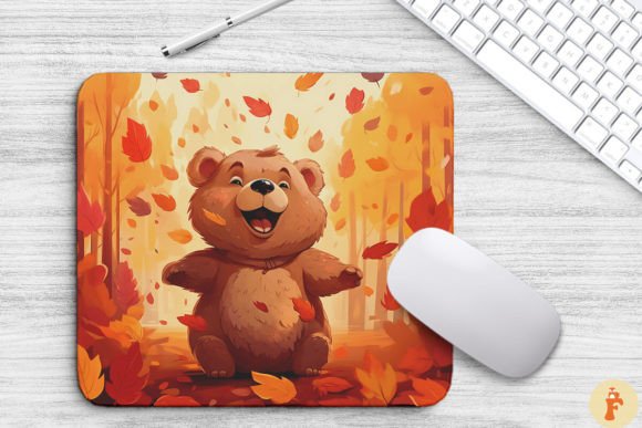 Download Happy Bear Laughing in Autumn Forest - Forest Collection